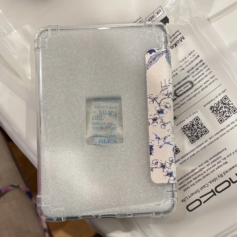 Floral Blue Tablet Case